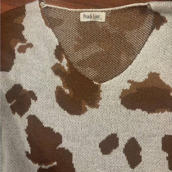 Cow Print Sweater - Picture 2 of 2